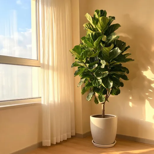 Faux fiddle leaf fig