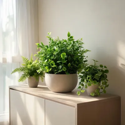artificial flower planter