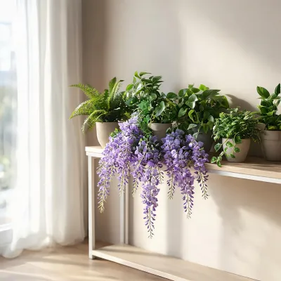 artificial flower wisteria